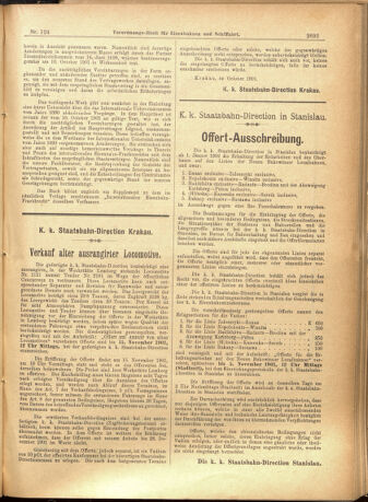 Verordnungs-Blatt für Eisenbahnen und Schiffahrt: Veröffentlichungen in Tarif- und Transport-Angelegenheiten 19011022 Seite: 9