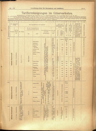 Verordnungs-Blatt für Eisenbahnen und Schiffahrt: Veröffentlichungen in Tarif- und Transport-Angelegenheiten 19011024 Seite: 7