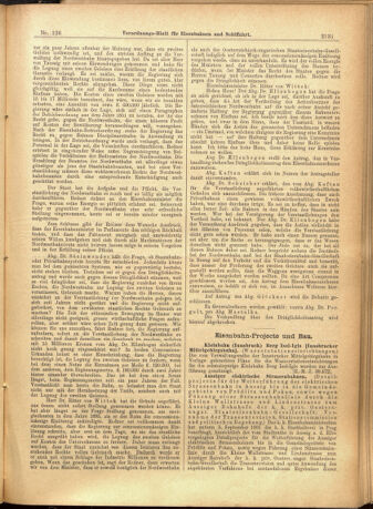 Verordnungs-Blatt für Eisenbahnen und Schiffahrt: Veröffentlichungen in Tarif- und Transport-Angelegenheiten 19011026 Seite: 7