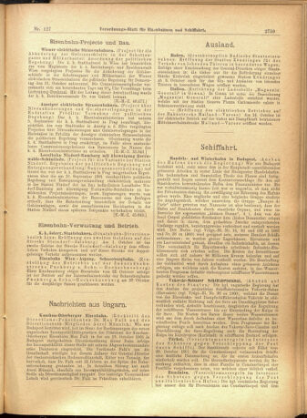 Verordnungs-Blatt für Eisenbahnen und Schiffahrt: Veröffentlichungen in Tarif- und Transport-Angelegenheiten 19011029 Seite: 7