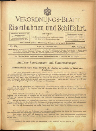 Verordnungs-Blatt für Eisenbahnen und Schiffahrt: Veröffentlichungen in Tarif- und Transport-Angelegenheiten