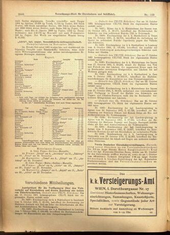 Verordnungs-Blatt für Eisenbahnen und Schiffahrt: Veröffentlichungen in Tarif- und Transport-Angelegenheiten 19011105 Seite: 10