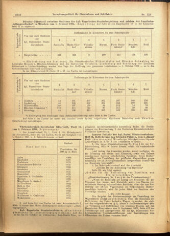 Verordnungs-Blatt für Eisenbahnen und Schiffahrt: Veröffentlichungen in Tarif- und Transport-Angelegenheiten 19011105 Seite: 14