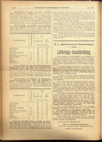 Verordnungs-Blatt für Eisenbahnen und Schiffahrt: Veröffentlichungen in Tarif- und Transport-Angelegenheiten 19011107 Seite: 18