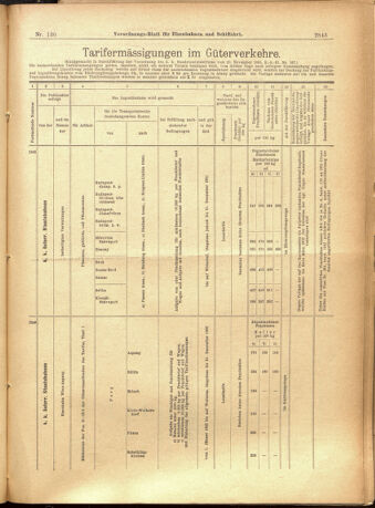 Verordnungs-Blatt für Eisenbahnen und Schiffahrt: Veröffentlichungen in Tarif- und Transport-Angelegenheiten 19011107 Seite: 19