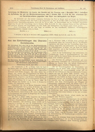 Verordnungs-Blatt für Eisenbahnen und Schiffahrt: Veröffentlichungen in Tarif- und Transport-Angelegenheiten 19011107 Seite: 2