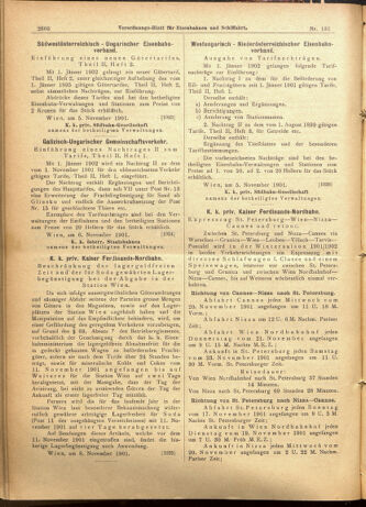 Verordnungs-Blatt für Eisenbahnen und Schiffahrt: Veröffentlichungen in Tarif- und Transport-Angelegenheiten 19011109 Seite: 10