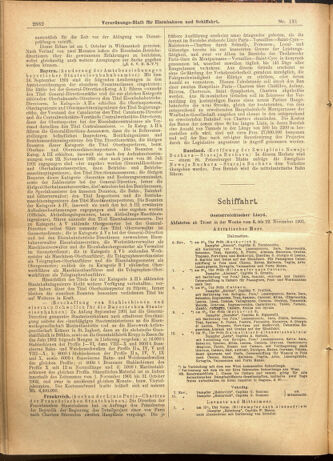 Verordnungs-Blatt für Eisenbahnen und Schiffahrt: Veröffentlichungen in Tarif- und Transport-Angelegenheiten 19011109 Seite: 6