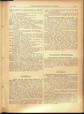 Verordnungs-Blatt für Eisenbahnen und Schiffahrt: Veröffentlichungen in Tarif- und Transport-Angelegenheiten 19011112 Seite: 11