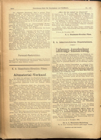 Verordnungs-Blatt für Eisenbahnen und Schiffahrt: Veröffentlichungen in Tarif- und Transport-Angelegenheiten 19011112 Seite: 12