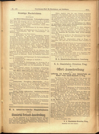 Verordnungs-Blatt für Eisenbahnen und Schiffahrt: Veröffentlichungen in Tarif- und Transport-Angelegenheiten 19011121 Seite: 23