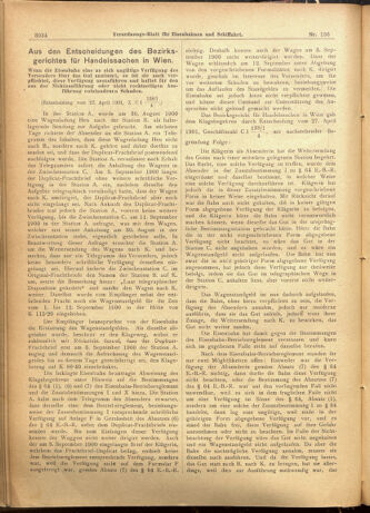 Verordnungs-Blatt für Eisenbahnen und Schiffahrt: Veröffentlichungen in Tarif- und Transport-Angelegenheiten 19011123 Seite: 2