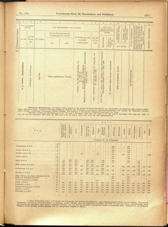 Verordnungs-Blatt für Eisenbahnen und Schiffahrt: Veröffentlichungen in Tarif- und Transport-Angelegenheiten 19011123 Seite: 39