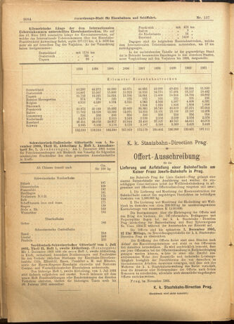 Verordnungs-Blatt für Eisenbahnen und Schiffahrt: Veröffentlichungen in Tarif- und Transport-Angelegenheiten 19011126 Seite: 12