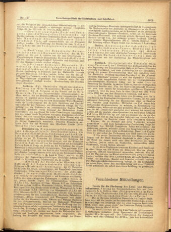 Verordnungs-Blatt für Eisenbahnen und Schiffahrt: Veröffentlichungen in Tarif- und Transport-Angelegenheiten 19011126 Seite: 7