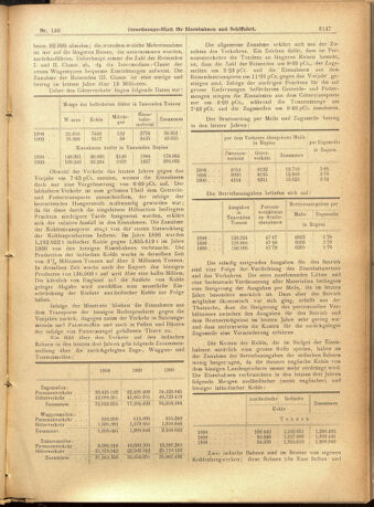 Verordnungs-Blatt für Eisenbahnen und Schiffahrt: Veröffentlichungen in Tarif- und Transport-Angelegenheiten 19011130 Seite: 3