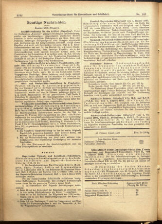 Verordnungs-Blatt für Eisenbahnen und Schiffahrt: Veröffentlichungen in Tarif- und Transport-Angelegenheiten 19011203 Seite: 8