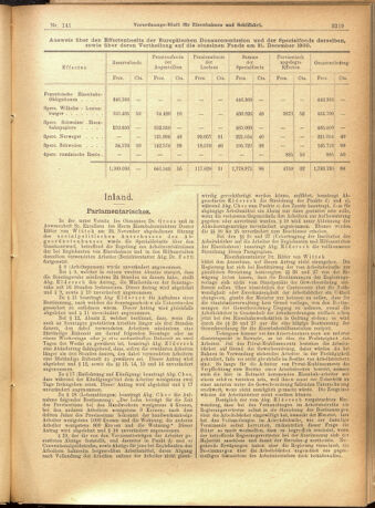 Verordnungs-Blatt für Eisenbahnen und Schiffahrt: Veröffentlichungen in Tarif- und Transport-Angelegenheiten 19011205 Seite: 3