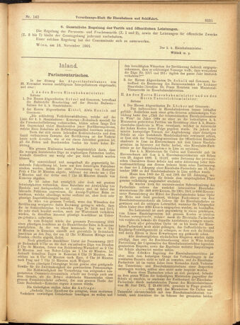 Verordnungs-Blatt für Eisenbahnen und Schiffahrt: Veröffentlichungen in Tarif- und Transport-Angelegenheiten 19011207 Seite: 11