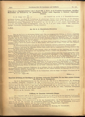 Verordnungs-Blatt für Eisenbahnen und Schiffahrt: Veröffentlichungen in Tarif- und Transport-Angelegenheiten 19011210 Seite: 2