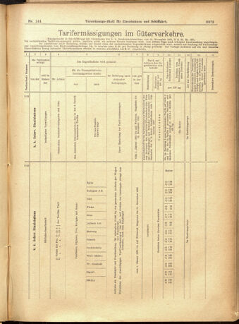 Verordnungs-Blatt für Eisenbahnen und Schiffahrt: Veröffentlichungen in Tarif- und Transport-Angelegenheiten 19011212 Seite: 13