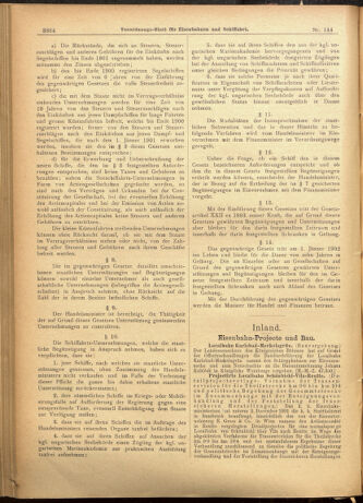 Verordnungs-Blatt für Eisenbahnen und Schiffahrt: Veröffentlichungen in Tarif- und Transport-Angelegenheiten 19011212 Seite: 4