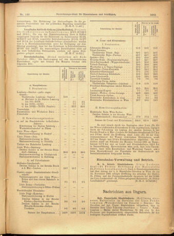 Verordnungs-Blatt für Eisenbahnen und Schiffahrt: Veröffentlichungen in Tarif- und Transport-Angelegenheiten 19011212 Seite: 5