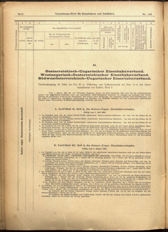 Verordnungs-Blatt für Eisenbahnen und Schiffahrt: Veröffentlichungen in Tarif- und Transport-Angelegenheiten 19011221 Seite: 54