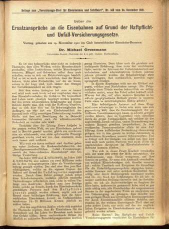 Verordnungs-Blatt für Eisenbahnen und Schiffahrt: Veröffentlichungen in Tarif- und Transport-Angelegenheiten 19011224 Seite: 73