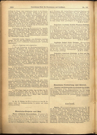 Verordnungs-Blatt für Eisenbahnen und Schiffahrt: Veröffentlichungen in Tarif- und Transport-Angelegenheiten 19011224 Seite: 8