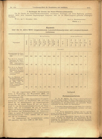 Verordnungs-Blatt für Eisenbahnen und Schiffahrt: Veröffentlichungen in Tarif- und Transport-Angelegenheiten 19011228 Seite: 11