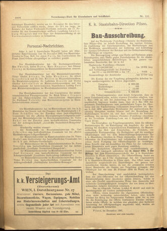 Verordnungs-Blatt für Eisenbahnen und Schiffahrt: Veröffentlichungen in Tarif- und Transport-Angelegenheiten 19011231 Seite: 10