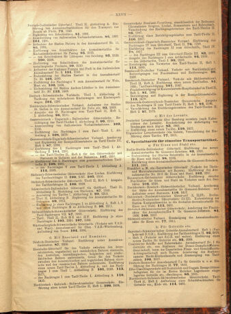 Verordnungs-Blatt für Eisenbahnen und Schiffahrt: Veröffentlichungen in Tarif- und Transport-Angelegenheiten 19011231 Seite: 97