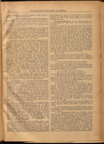 Verordnungs-Blatt für Eisenbahnen und Schiffahrt: Veröffentlichungen in Tarif- und Transport-Angelegenheiten 19020104 Seite: 7