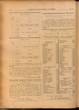 Verordnungs-Blatt für Eisenbahnen und Schiffahrt: Veröffentlichungen in Tarif- und Transport-Angelegenheiten 19020109 Seite: 10