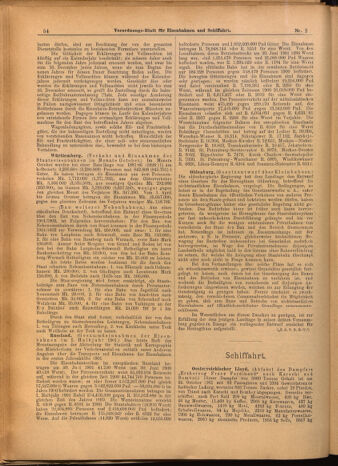 Verordnungs-Blatt für Eisenbahnen und Schiffahrt: Veröffentlichungen in Tarif- und Transport-Angelegenheiten 19020109 Seite: 6