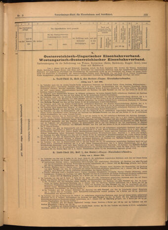 Verordnungs-Blatt für Eisenbahnen und Schiffahrt: Veröffentlichungen in Tarif- und Transport-Angelegenheiten 19020111 Seite: 21