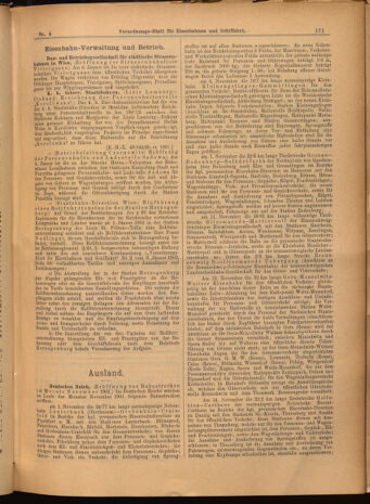 Verordnungs-Blatt für Eisenbahnen und Schiffahrt: Veröffentlichungen in Tarif- und Transport-Angelegenheiten 19020114 Seite: 11