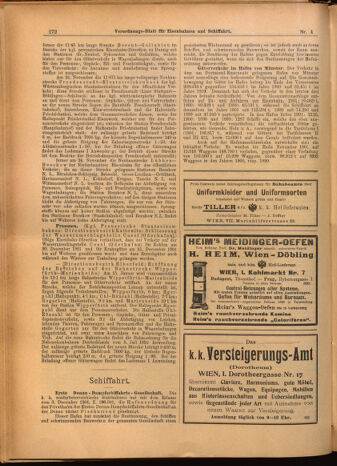 Verordnungs-Blatt für Eisenbahnen und Schiffahrt: Veröffentlichungen in Tarif- und Transport-Angelegenheiten 19020114 Seite: 12