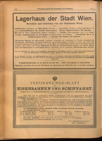 Verordnungs-Blatt für Eisenbahnen und Schiffahrt: Veröffentlichungen in Tarif- und Transport-Angelegenheiten 19020114 Seite: 16