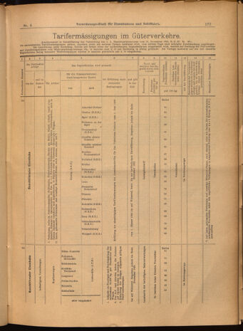 Verordnungs-Blatt für Eisenbahnen und Schiffahrt: Veröffentlichungen in Tarif- und Transport-Angelegenheiten 19020114 Seite: 17