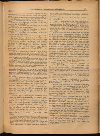 Verordnungs-Blatt für Eisenbahnen und Schiffahrt: Veröffentlichungen in Tarif- und Transport-Angelegenheiten 19020114 Seite: 7