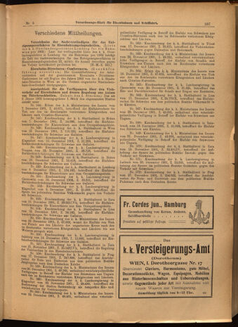 Verordnungs-Blatt für Eisenbahnen und Schiffahrt: Veröffentlichungen in Tarif- und Transport-Angelegenheiten 19020116 Seite: 5