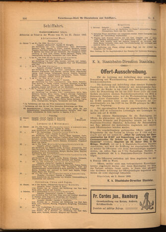 Verordnungs-Blatt für Eisenbahnen und Schiffahrt: Veröffentlichungen in Tarif- und Transport-Angelegenheiten 19020118 Seite: 10