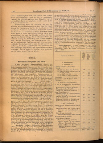 Verordnungs-Blatt für Eisenbahnen und Schiffahrt: Veröffentlichungen in Tarif- und Transport-Angelegenheiten 19020118 Seite: 6