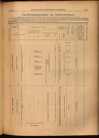 Verordnungs-Blatt für Eisenbahnen und Schiffahrt: Veröffentlichungen in Tarif- und Transport-Angelegenheiten 19020121 Seite: 23