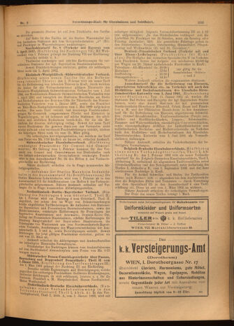 Verordnungs-Blatt für Eisenbahnen und Schiffahrt: Veröffentlichungen in Tarif- und Transport-Angelegenheiten 19020125 Seite: 13