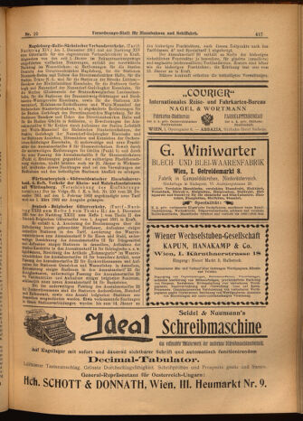 Verordnungs-Blatt für Eisenbahnen und Schiffahrt: Veröffentlichungen in Tarif- und Transport-Angelegenheiten 19020128 Seite: 17