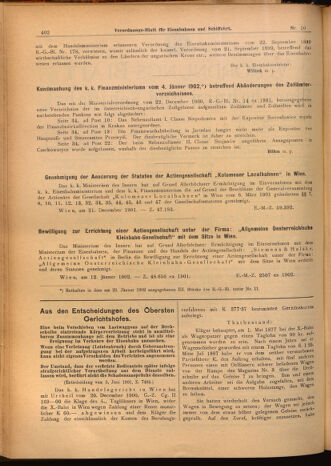 Verordnungs-Blatt für Eisenbahnen und Schiffahrt: Veröffentlichungen in Tarif- und Transport-Angelegenheiten 19020128 Seite: 2