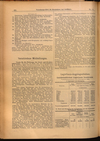 Verordnungs-Blatt für Eisenbahnen und Schiffahrt: Veröffentlichungen in Tarif- und Transport-Angelegenheiten 19020130 Seite: 6